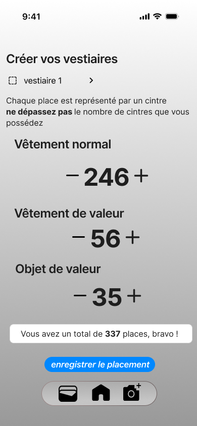 Pick Up – Créer vestiaire