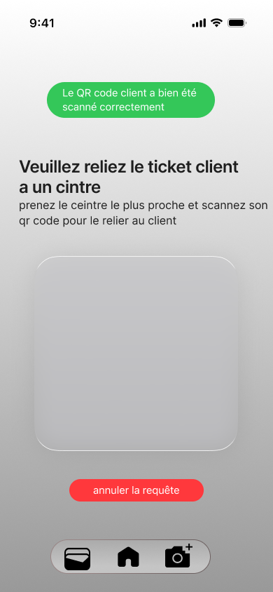 Pick Up – Scan QR client